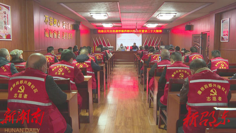 向章云到廉桥镇宣讲党的二十大精神_邵阳头条网